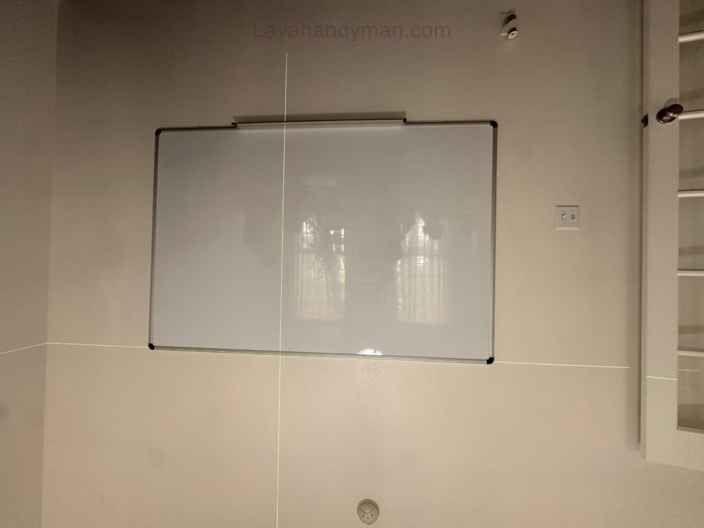 Installing a Whiteboard on the Wall